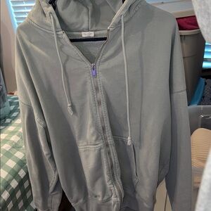Brandy Melville Sage Green Hoodie